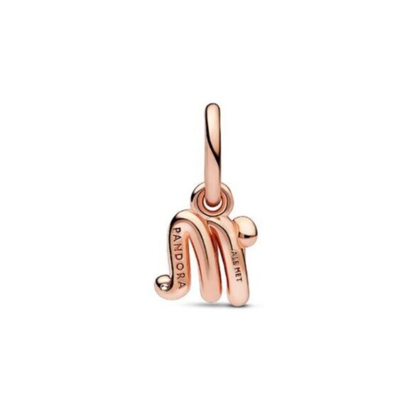 Pandora Moments 14K Rose Gold Plated Cz Dangle Charm - Picture 2 of 3